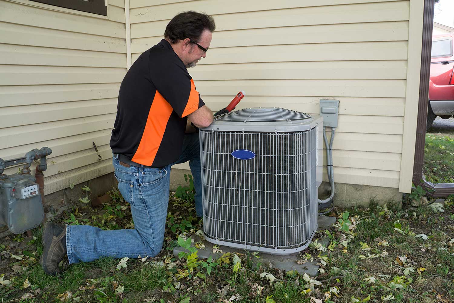 Aunt tries to keep HVAC afloat with prayer